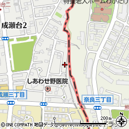 東京都町田市成瀬台2丁目37周辺の地図