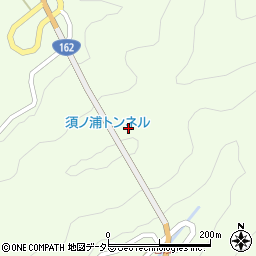 須ノ浦トンネル周辺の地図
