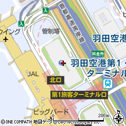 東京国際空港周辺の地図
