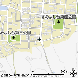 神奈川県横浜市青葉区すみよし台9-33周辺の地図