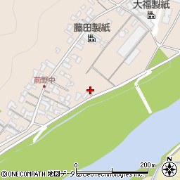 岐阜県美濃市前野374周辺の地図