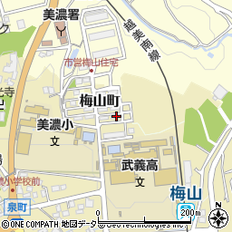 岐阜県美濃市1653周辺の地図