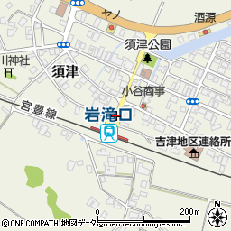 岩滝口駅周辺の地図