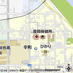 兵庫県豊岡総合庁舎　但馬県民局地域政策室産業観光担当周辺の地図
