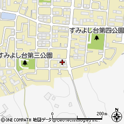 神奈川県横浜市青葉区すみよし台9-35周辺の地図