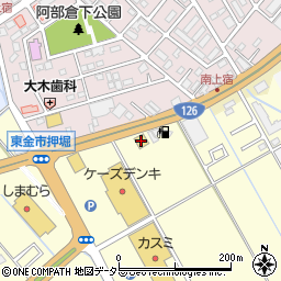 夢庵東金店周辺の地図