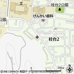 神奈川県横浜市青葉区桂台2丁目40-95周辺の地図