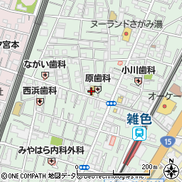ガスト雑色駅前店周辺の地図