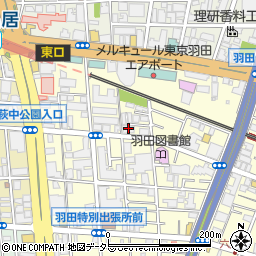 東京都大田区羽田1丁目周辺の地図