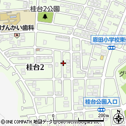 神奈川県横浜市青葉区桂台2丁目周辺の地図