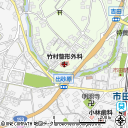 竹村整形外科医院周辺の地図