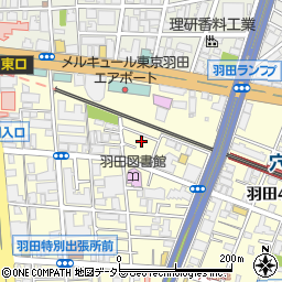 東京都大田区羽田1丁目9周辺の地図