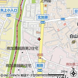 田野倉牛乳宅配店周辺の地図