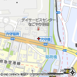 東京都下水道局羽田ポンプ所周辺の地図