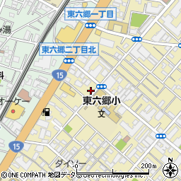 東京都大田区東六郷2丁目1-11周辺の地図