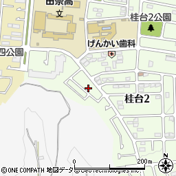 神奈川県横浜市青葉区桂台2丁目40-101周辺の地図