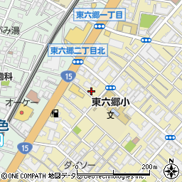 東京都大田区東六郷2丁目1-14周辺の地図