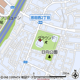 神奈川県横浜市青葉区荏田西周辺の地図