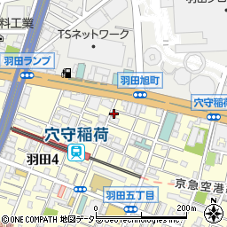 大田羽田郵便局 ＡＴＭ周辺の地図
