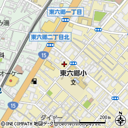 東京都大田区東六郷2丁目1-10周辺の地図