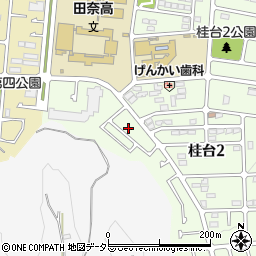 神奈川県横浜市青葉区桂台2丁目40-105周辺の地図