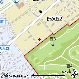 神奈川県相模原市中央区松が丘2丁目29周辺の地図