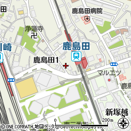 ゼル（ＺＥＬＥ）　新川崎周辺の地図