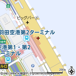 てんや羽田空港第２ターミナル店周辺の地図