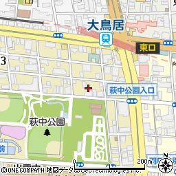 東京都大田区萩中3丁目19周辺の地図