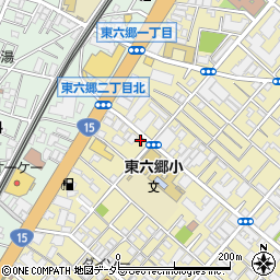 東京都大田区東六郷2丁目1-9周辺の地図