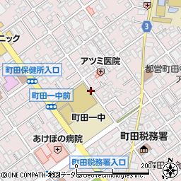 東京都町田市中町周辺の地図