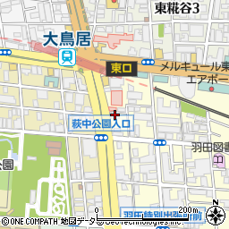 羽田接骨院周辺の地図