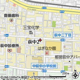 マンマチャオ萩中店周辺の地図