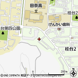 神奈川県横浜市青葉区桂台2丁目40-140周辺の地図