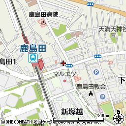 株式会社エイブル鹿島田店周辺の地図
