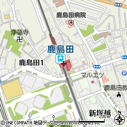 みずほ銀行鹿島田駅 ＡＴＭ周辺の地図
