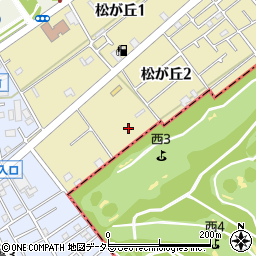 神奈川県相模原市中央区松が丘2丁目周辺の地図