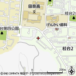 神奈川県横浜市青葉区桂台2丁目40-141周辺の地図