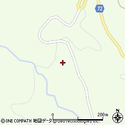 岐阜県中津川市蛭川和田76周辺の地図