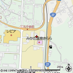福井県若狭町（三方上中郡）中央周辺の地図