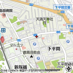 クリーニングケイベスト鹿島田中央店周辺の地図