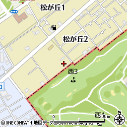 神奈川県相模原市中央区松が丘2丁目28周辺の地図