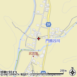 岐阜県関市武芸川町谷口1556周辺の地図