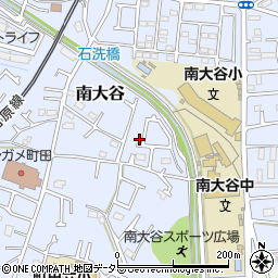東京都町田市南大谷1117-22周辺の地図