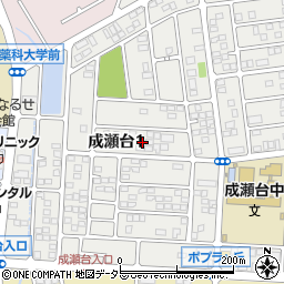 東京都町田市成瀬台1丁目16周辺の地図