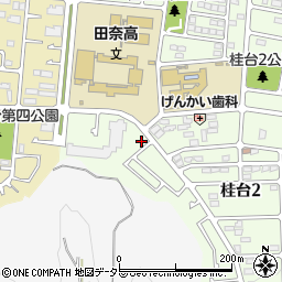 神奈川県横浜市青葉区桂台2丁目40-144周辺の地図
