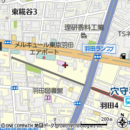 東京都大田区羽田1丁目3周辺の地図