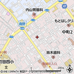 日本キリスト教団町田ベテル教会周辺の地図