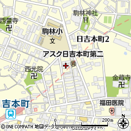 アスク日吉本町開善保育園周辺の地図