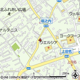 神奈川県相模原市中央区田名4951-6周辺の地図